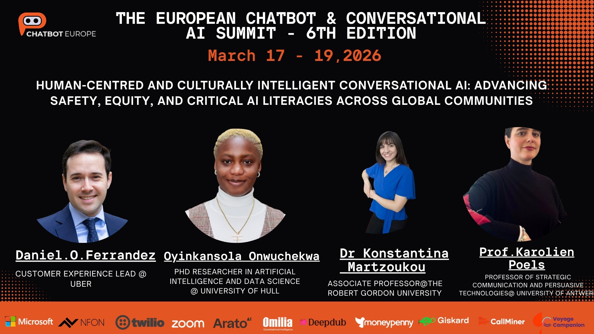 HUMAN CENTRED AND CULTURALLY INTELLIGENT CONVERSATIONAL AI ADVANCING SAFETY, EQUITY, AND CRITICAL AI