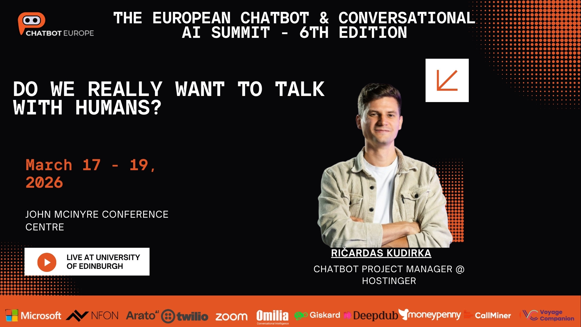 DO WE REALLY WANT TO TALK WITH HUMANS?