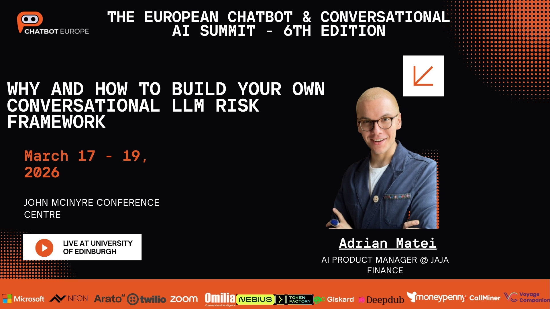 WHY AND HOW TO BUILD YOUR OWN CONVERSATIONAL LLM RISK FRAMEWORK